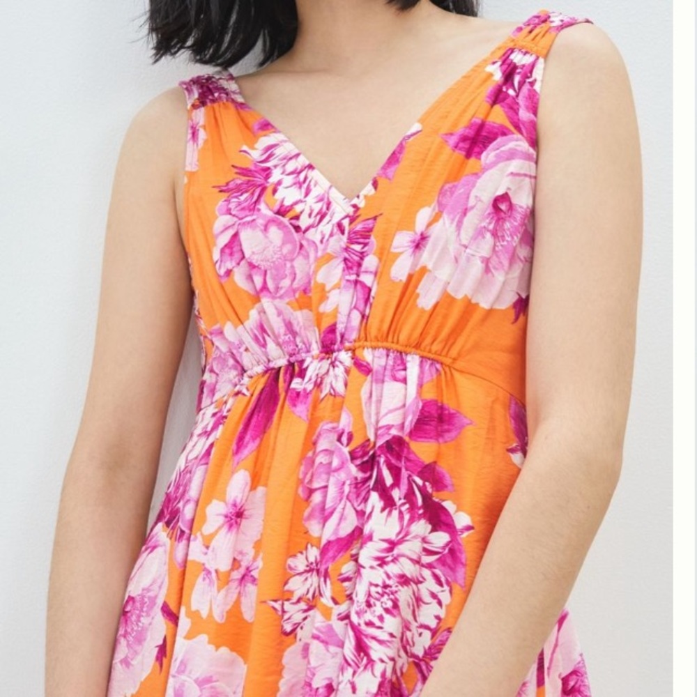 Anthropologie Gathered Maxi Dress - Picture 6 of 10